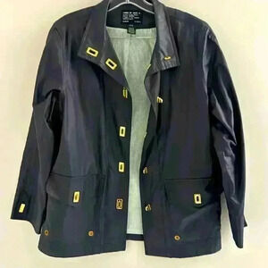 Lauren Ralph Lauren Navy Blue Rain Coat Like New